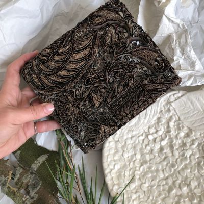 Старинный штамп-узор для ткани и обоев