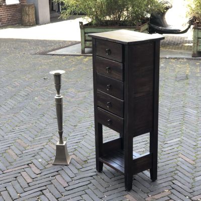 Комод высокий в прихожую дуб Голландия