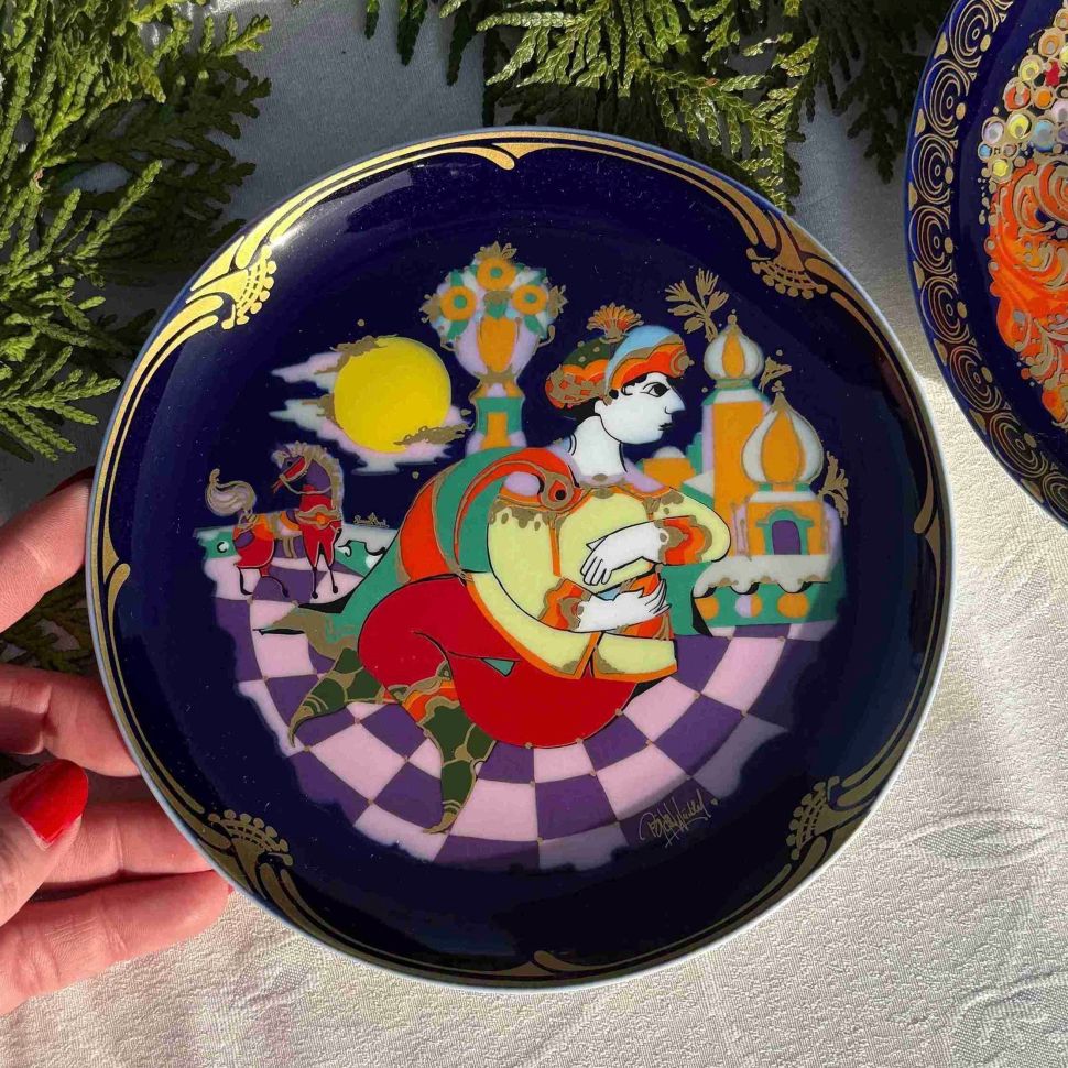 Тарелка Rosenthal 1001 ночь Волшебный конь 16 см Studio-linie Германия