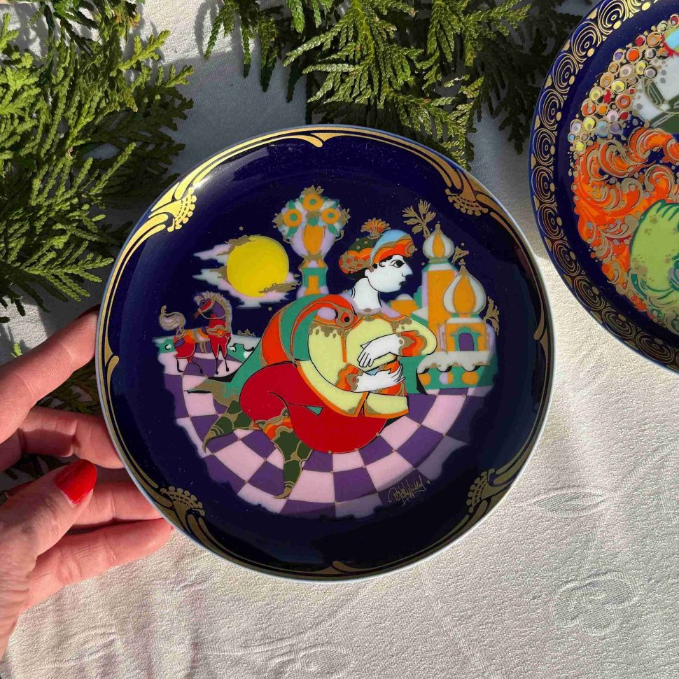 Тарелка Rosenthal 1001 ночь Волшебный конь 16 см Studio-linie Германия