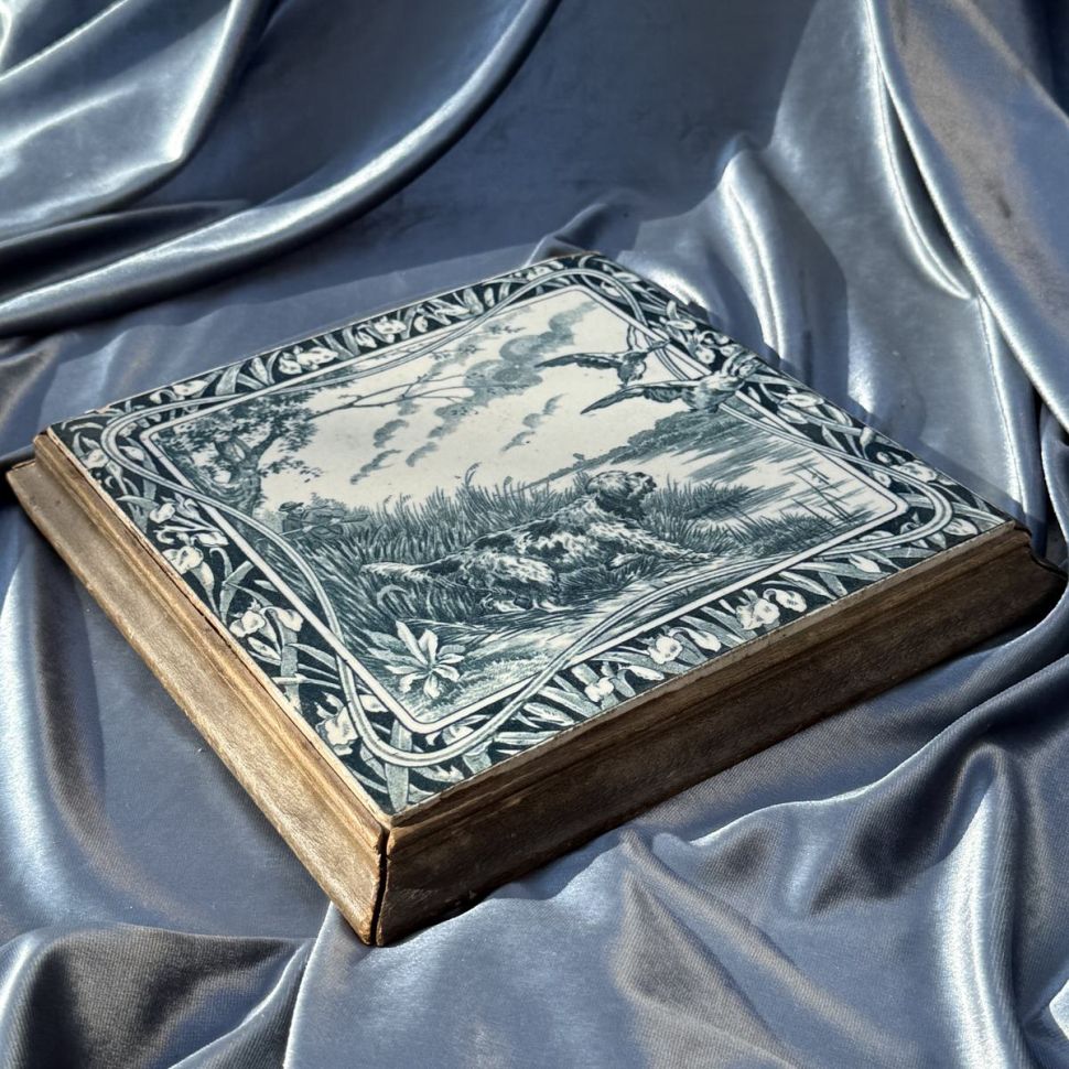 Подставка под горячее с керамической вставкой Gien 23 см Франция 