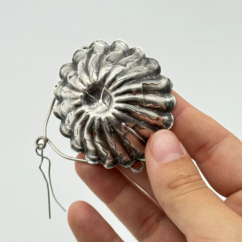 Ситечко для чая 6 см серебрение по латуни Франция 