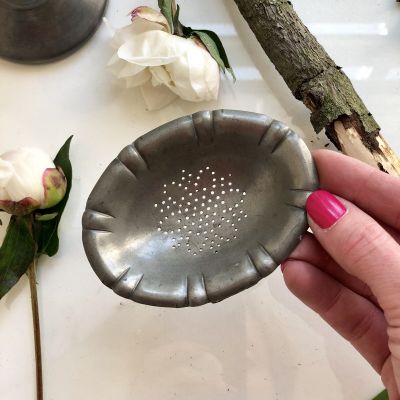 Ситечко малое Цветок, металл