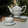 Чайная пара Rosenthal Classic Rose голубые розы 270 мл Германия 