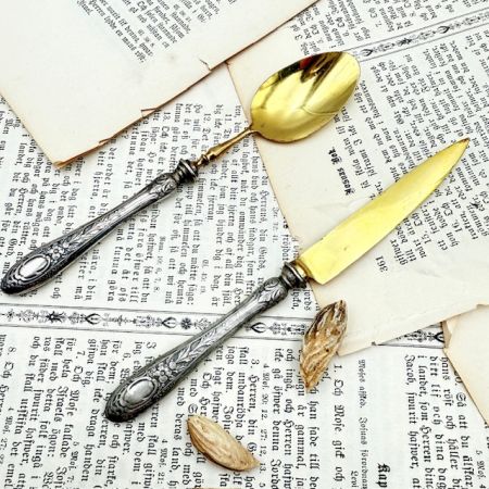 Ложка десертная 17 см серебрение 