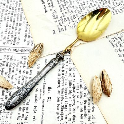 Ложка десертная 17 см серебрение