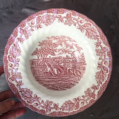 Тарелка глубокая 22 cм Myotts Country life, Англия,