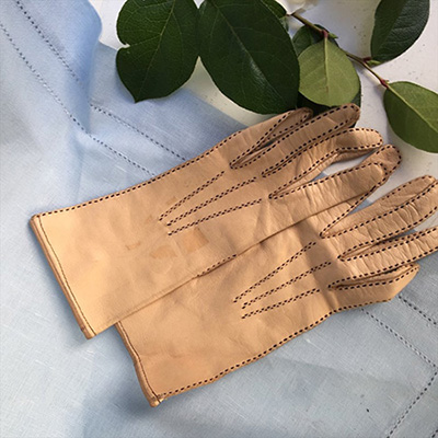 Перчатки кожаные тонкие 6 размер