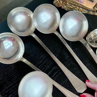 Половник Christofle 33 см серебрение Франция середина 20 века