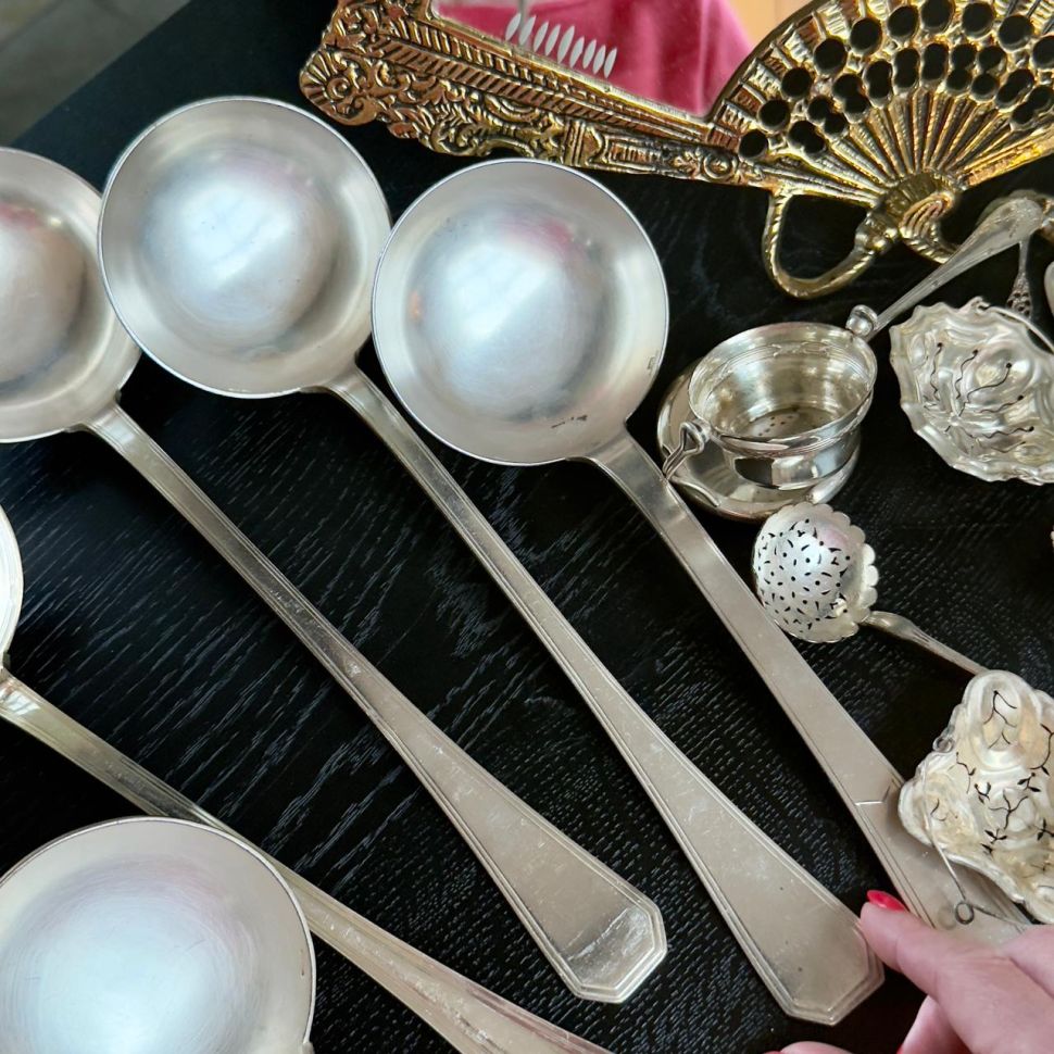 Половник Christofle 33 см серебрение Франция середина 20 века