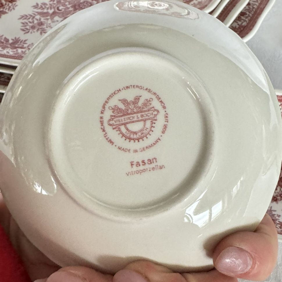 Миска для каши ВиллеройБох Fasan 13 см фарфор Германия