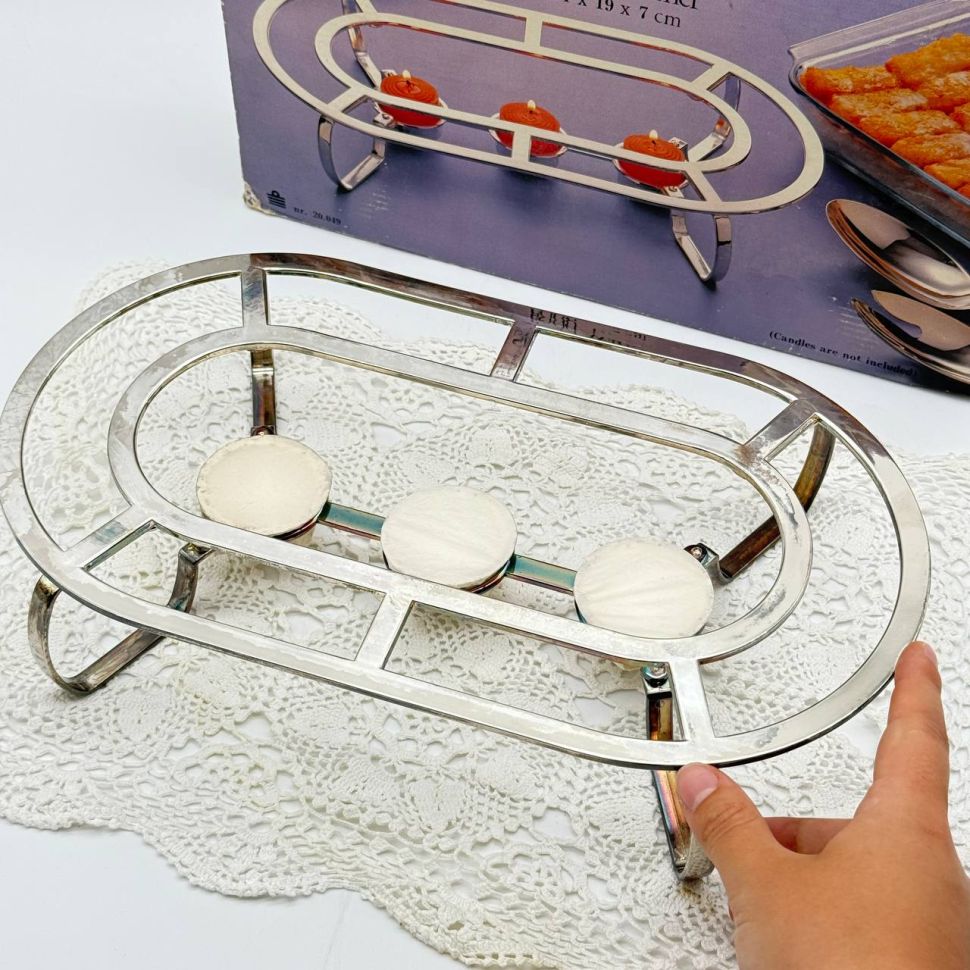 Подставка под горячее мармит 34 см серебрение Нидерланды