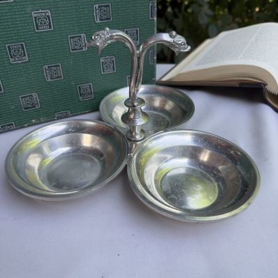 Менажница Etains Du Manoir 24 см олово Франция 