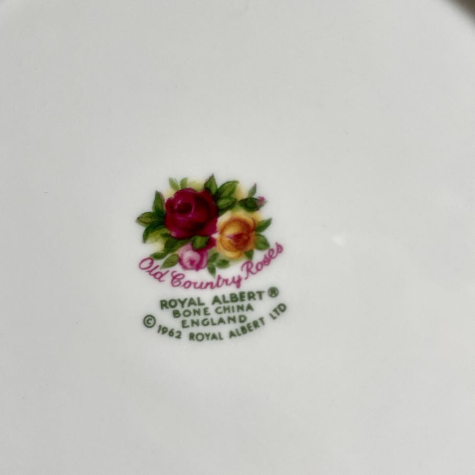 Кофейная тройка Royal Albert Old Country Roses 80 мл Англия 