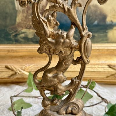 Подсвечник на две свечи Франция 