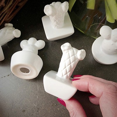 Фарфоровый мини Кактус №2