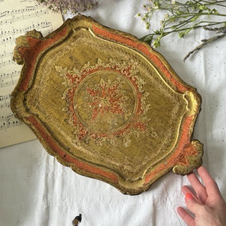 Поднос флорентийский с ручками 42 см