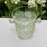 Ведро для охлаждения бутылки Кувшинки в стиле Lalique 24 см прессованное стекло