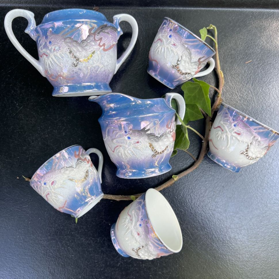 Чайник Дракон 600 мл фарфор Япония   