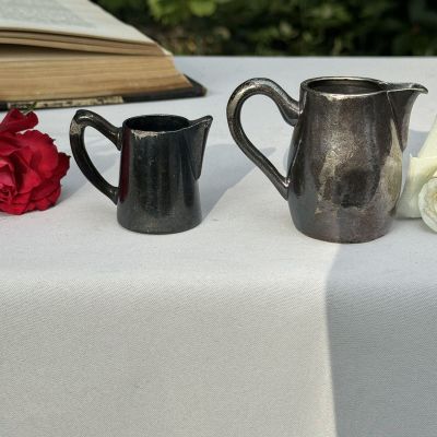 Молочник сливочник 35 мл Голландия олово 