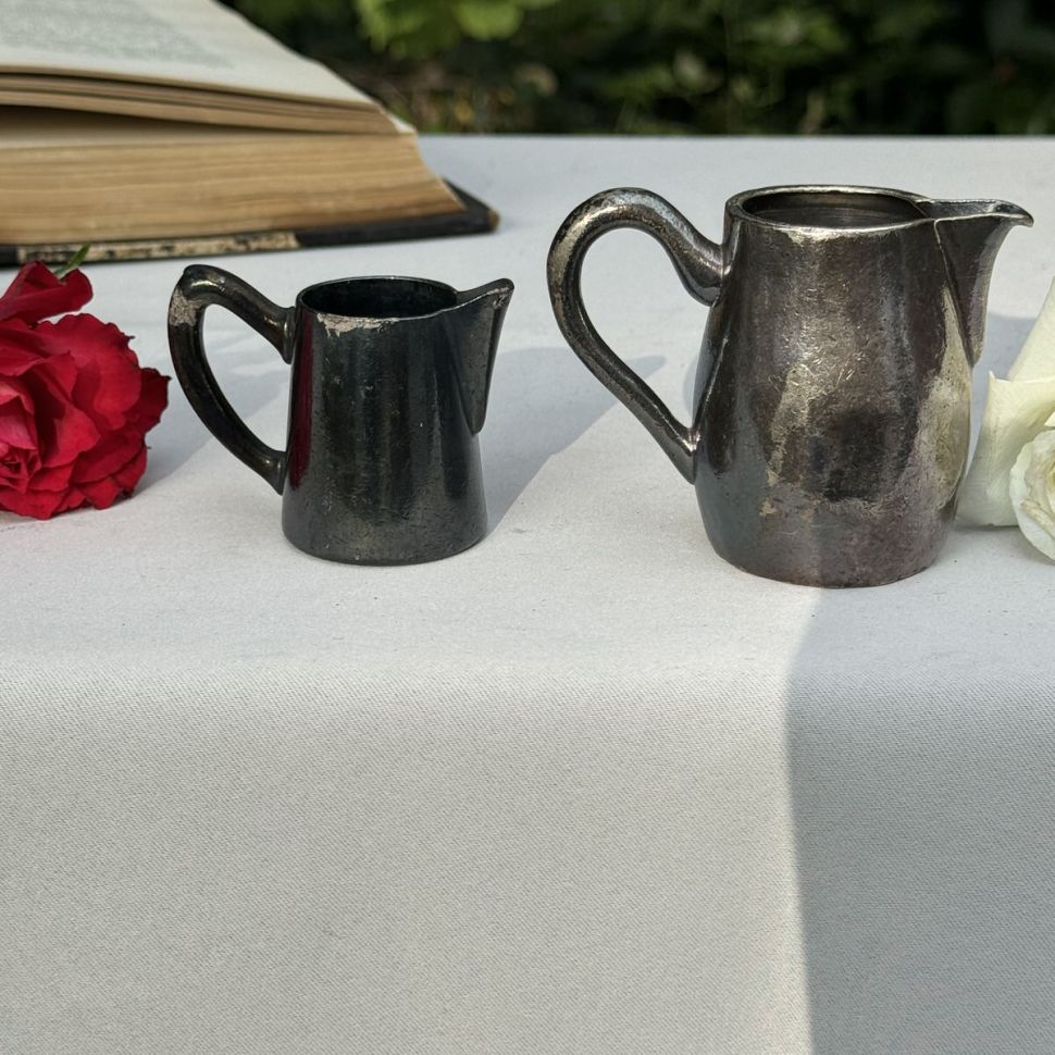 Молочник сливочник 35 мл Голландия олово 