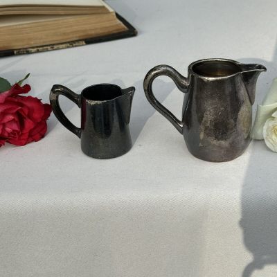 Молочник сливочник 35 мл Голландия олово 