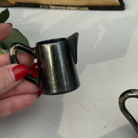 Молочник сливочник 35 мл Голландия олово 