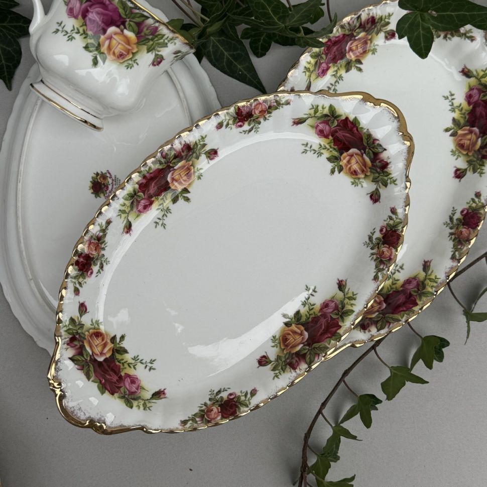 Блюдо Royal Albert Old Country Rose 27 см Англия  