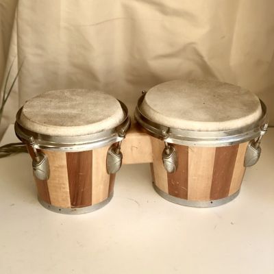 Барабаны сдвоенные кожа дерево металл