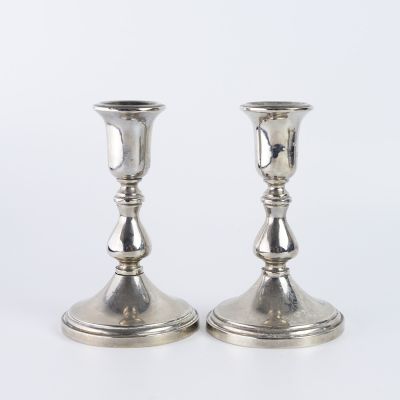 Подсвечник Капля 13 см серебрение