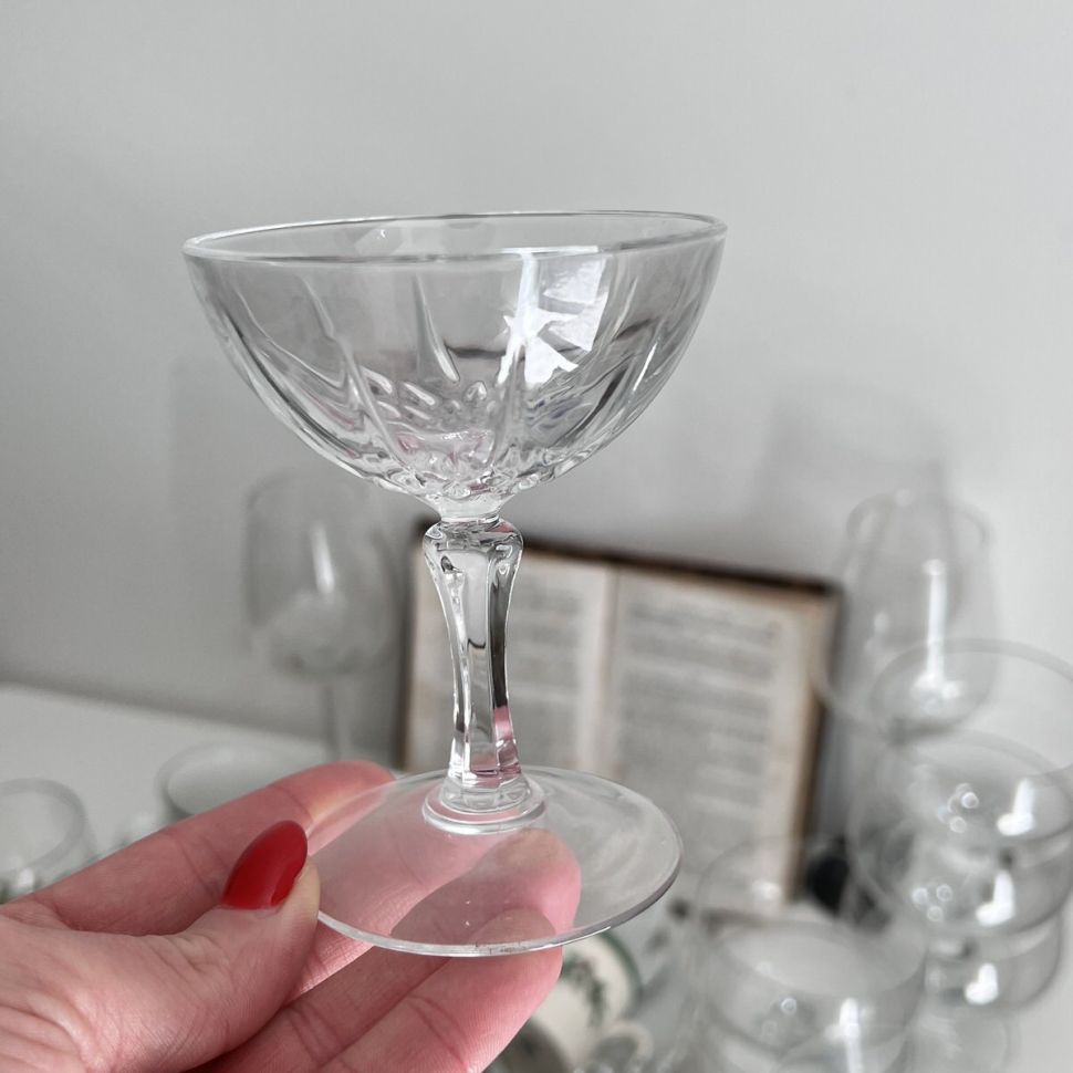 Рюмка на фигурной ножке 75 мл хрусталь