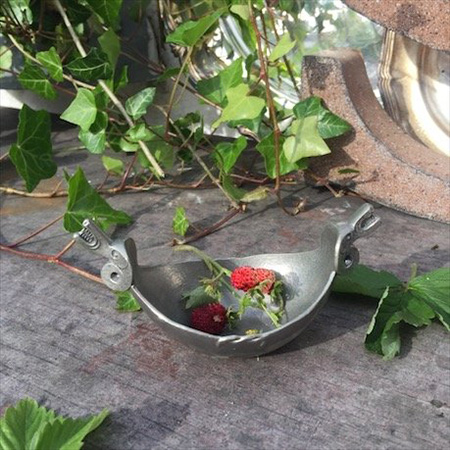 Ладья чаша малая олово