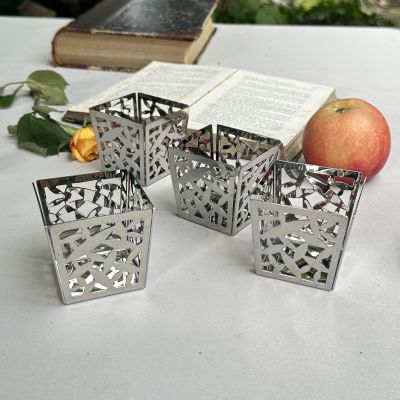 Подсвечник 6 см сталь Alessi Италия