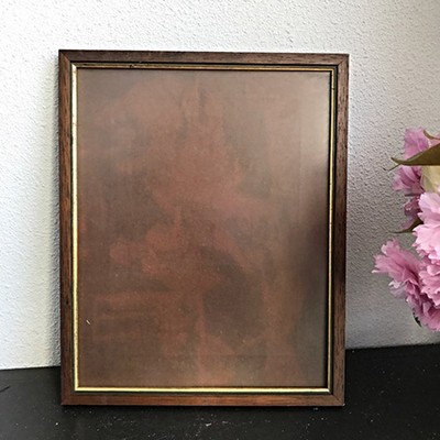 Рама деревянная с золотым ободком Голландия