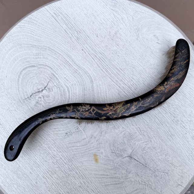 Набор для стола щетка и совок Шинуазри эпоха Наполеона III Франция  