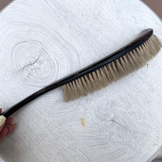 Набор для стола щетка и совок Шинуазри эпоха Наполеона III Франция  