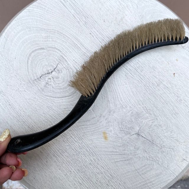 Набор для стола щетка и совок Шинуазри эпоха Наполеона III Франция  