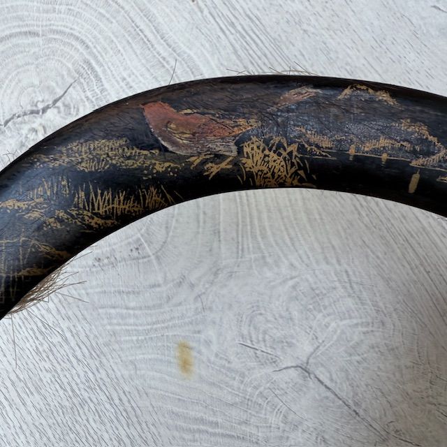 Набор для стола щетка и совок Шинуазри эпоха Наполеона III Франция  