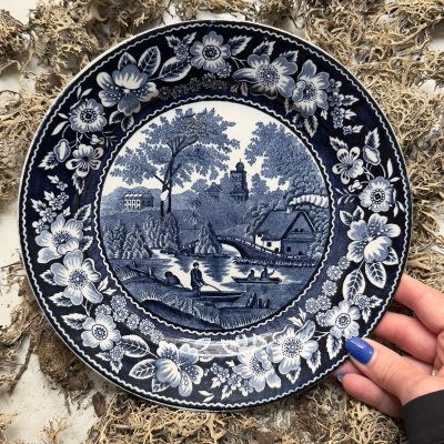 Тарелка Maastricht Societe Ceramique Wild rose 23 см Голландия