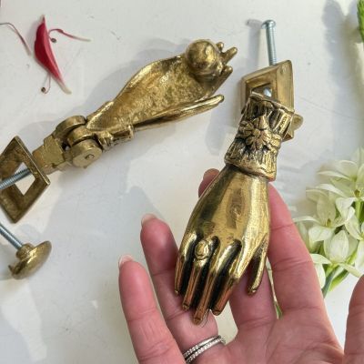 Стучалка дверная Рука Фатимы латунь
