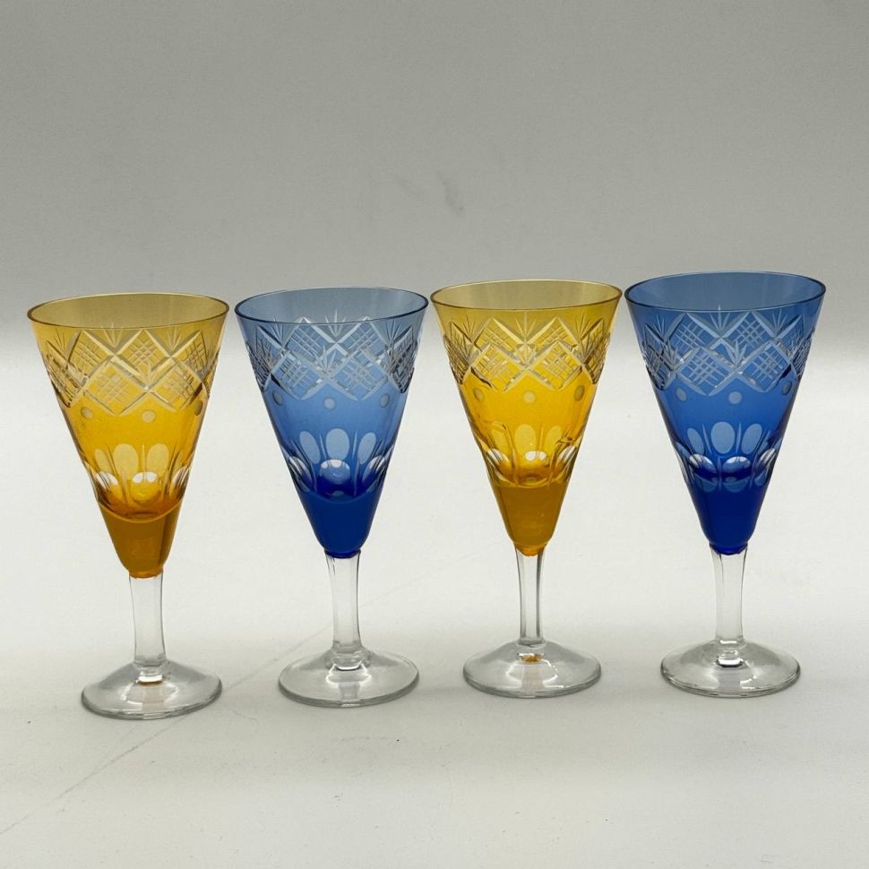 Бокал Anna Hutte набор 4 шт. 100 мл накладной хрусталь Германия