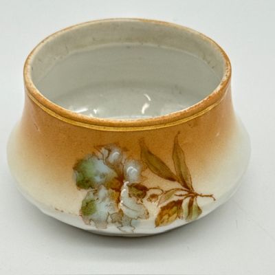 Солонка Гибискус 8 см фарфор ручная роспись