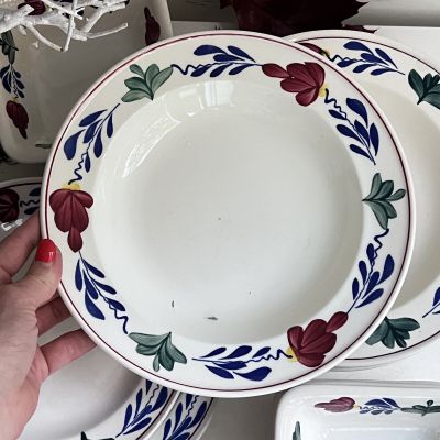 Тарелка глубокая Boerenbont Boch 23 см Бельгия