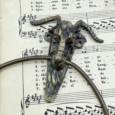 Набор для ванной комнаты три предмета Архар латунь Франция