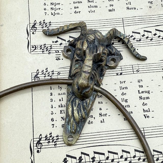 Набор для ванной комнаты три предмета Архар латунь Франция