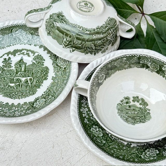 Блюдце Adams Wedgwood group English Scenic 17 см Англия