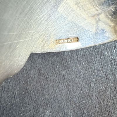 Ложка столовая 21 см Christofle серебрение Франция 150 лет