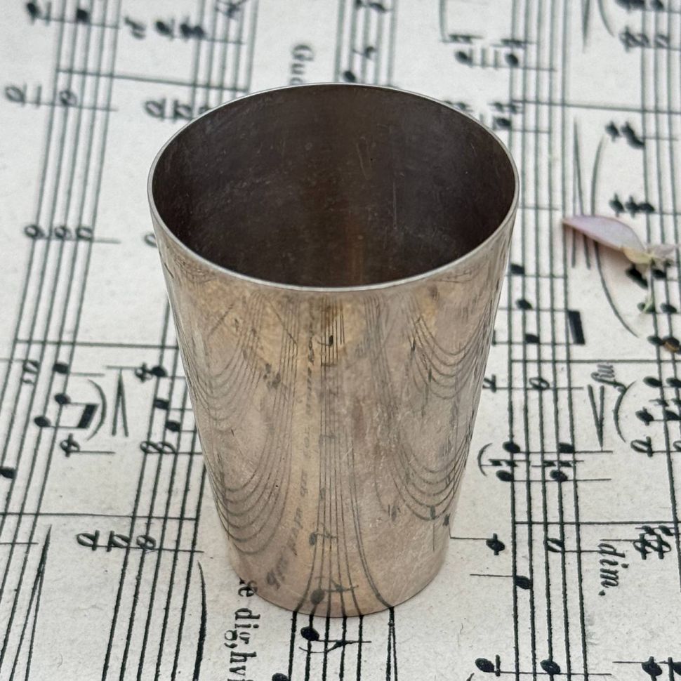 Рюмка 25 мл серебрение