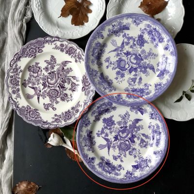 Тарелка 24 см Asiatic pheasants (Fasan), Фазаны, Gustavsberg, Швеция сквозная трещина