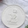 Медальон коллекционный Goebel 10 см фарфор 1975 г. Германия